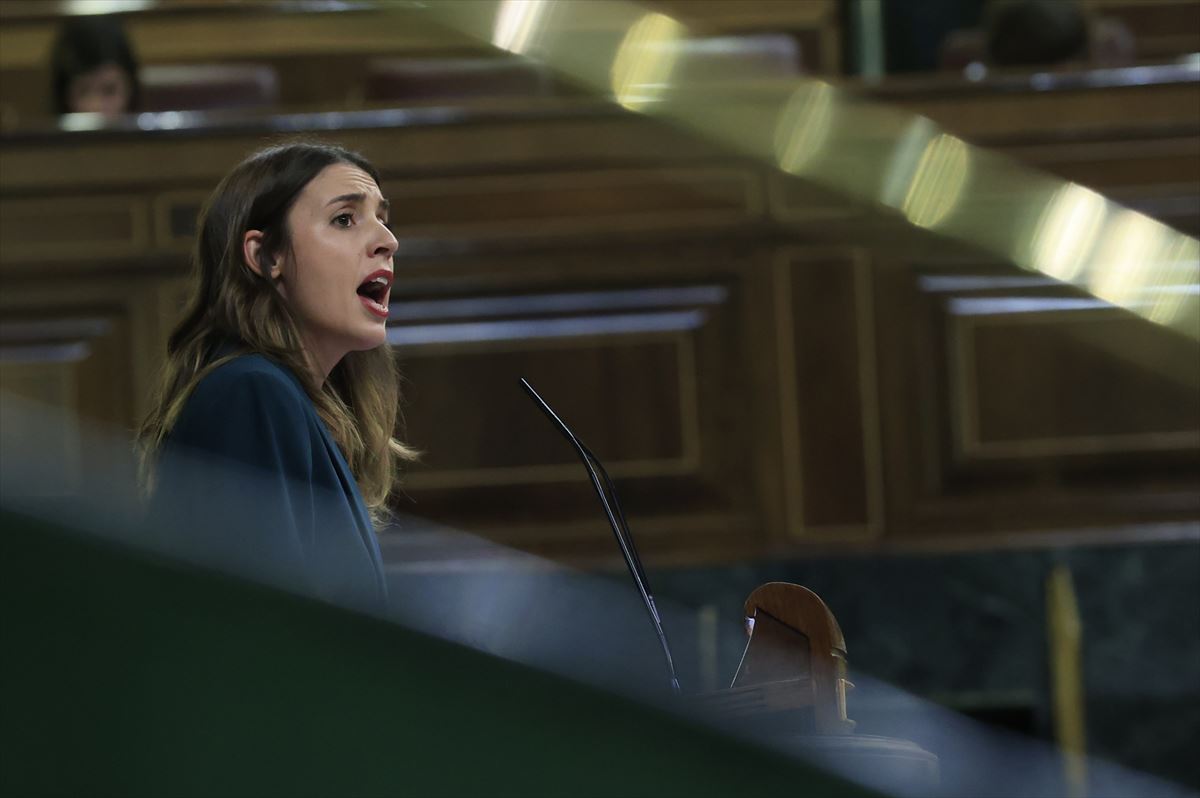 Irene Montero Espainiako Diputatuen Kongresuan