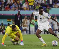 Iñaki Williams golegile gisa estreinatu da Ghanari garaipena emateko