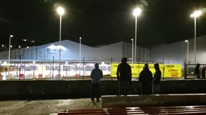 Jornada de huelga en el centro logístico de Amazon en Trapagaran 