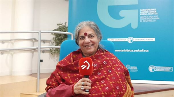 Vandana Shiva, ecofeminista india y Premio Ignacio Ellacuría 2022