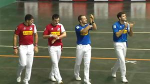 Victoria de Elordi y Zabaleta contra Elezkano II y Tolosa (22-7) para cerrar la 1ª jornada 