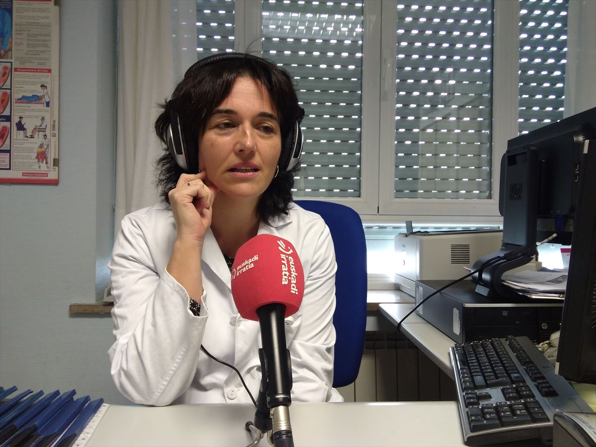 La subdirectora médica del Hospital Donostia, Maite Martínez, en una imagen de archivo. Foto. EiTB