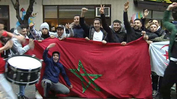 Marruecos celebra en Euskadi la eliminación de España