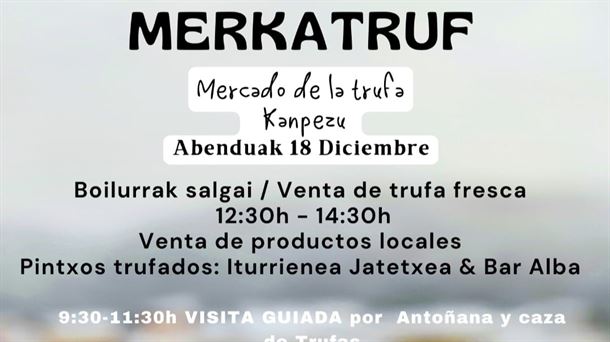 Araba acogerá el primer mercado de trufa negra fresca de Euskal Herria