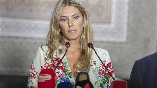 La vicepresidenta del Parlamento Europeo, la socialdemócrata griega Eva Kaili. Foto: EFE