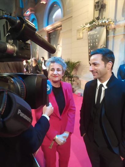 Con nuestros compañeros de ETB