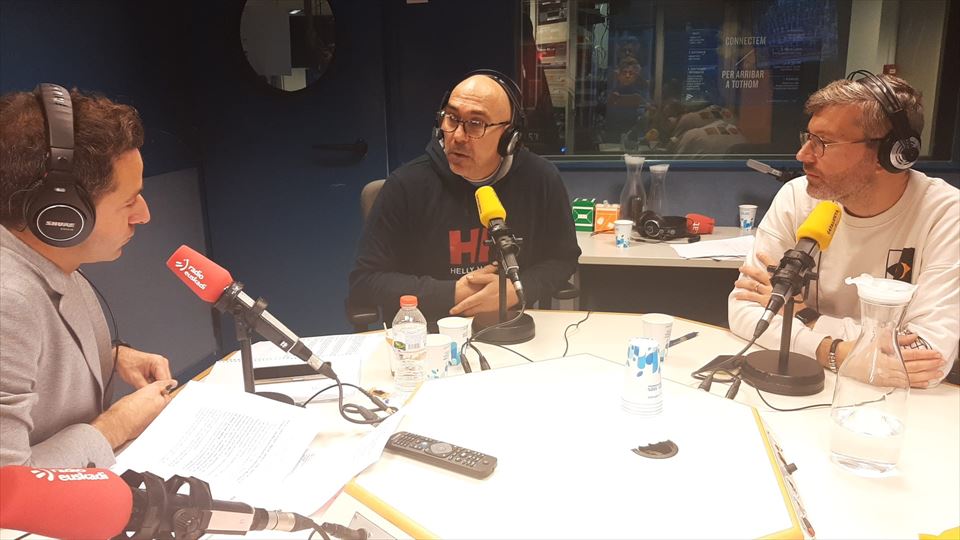 Albert Limós y Manuel Barbero con Ramsden