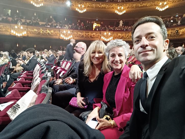 Maite Goñi, Sonia Hernando y Ramsden, esperando el momento