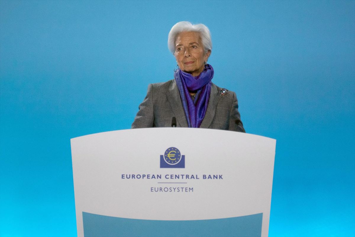 Christine Lagarde Europako Banku Zentraleko (EBZ) presidentea. Argazkia: EFE