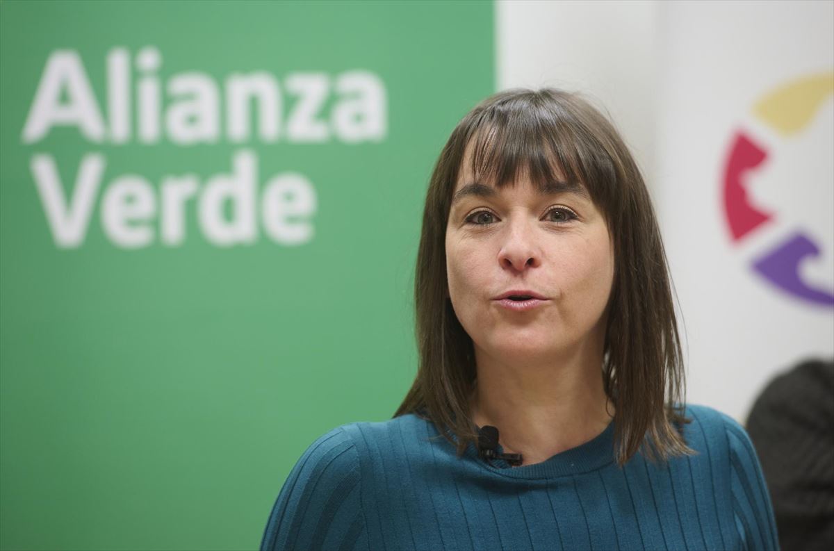 Begoña Alfaro, de Podemos y candidata a la presidencia del Gobierno de la coalición. Foto: EFE