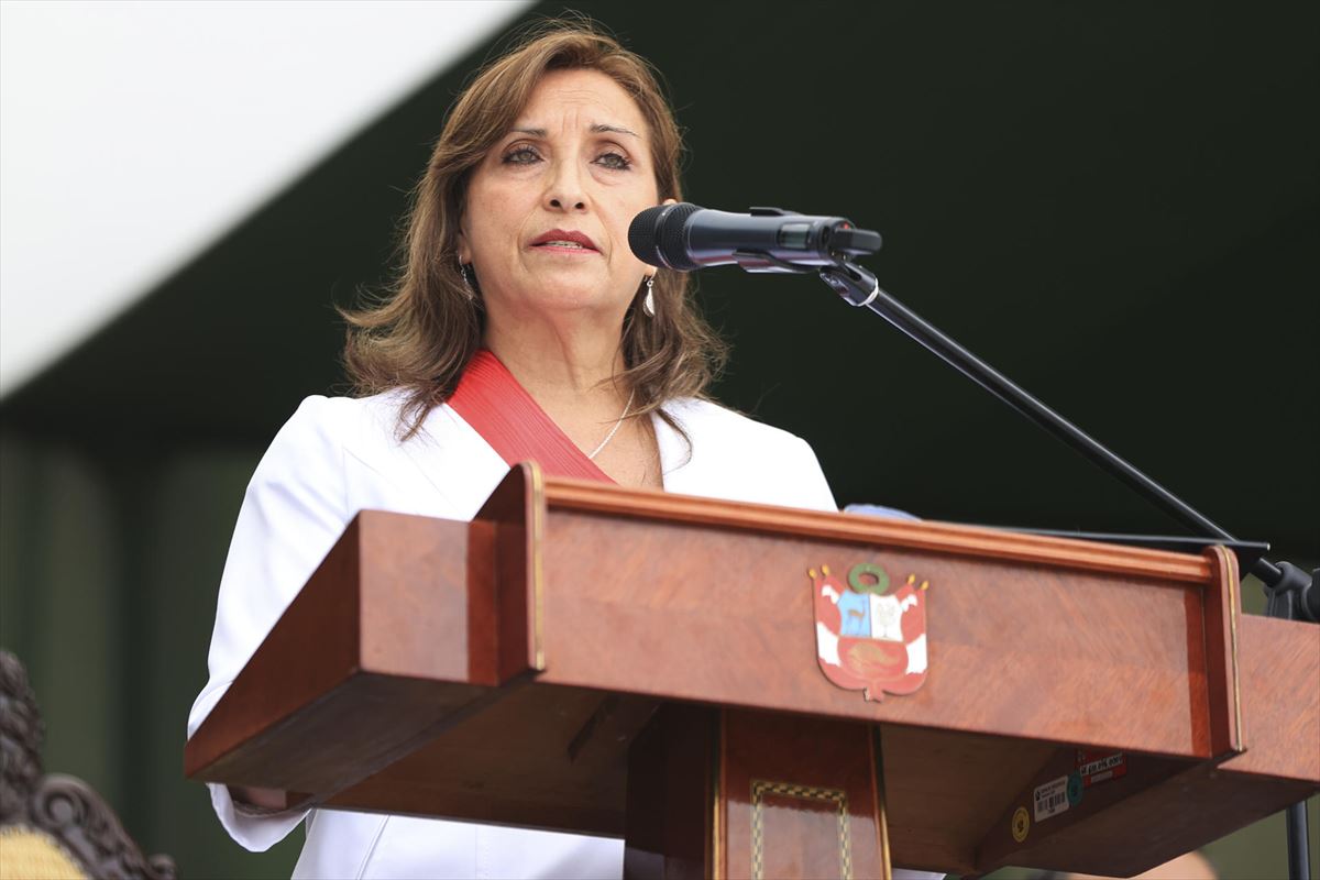 Peruko presidente Dina Boluarte