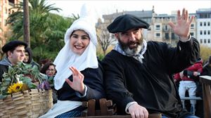 Olentzero y Mari Domingi llenarán de magia y tradición las calles de Vitoria-Gasteiz, San Sebastián y Pamplona