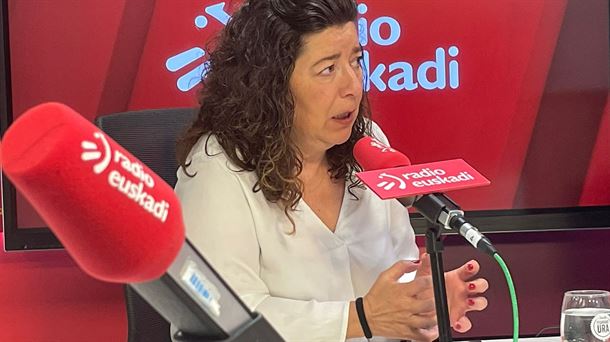 Loli García, la secretaria general del CCOO-Euskadi. Foto: EITB Media