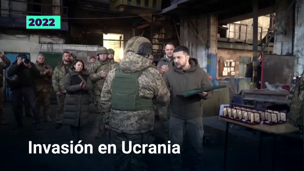 La guerra de Ucrania ha sido la noticia más destacada del año.