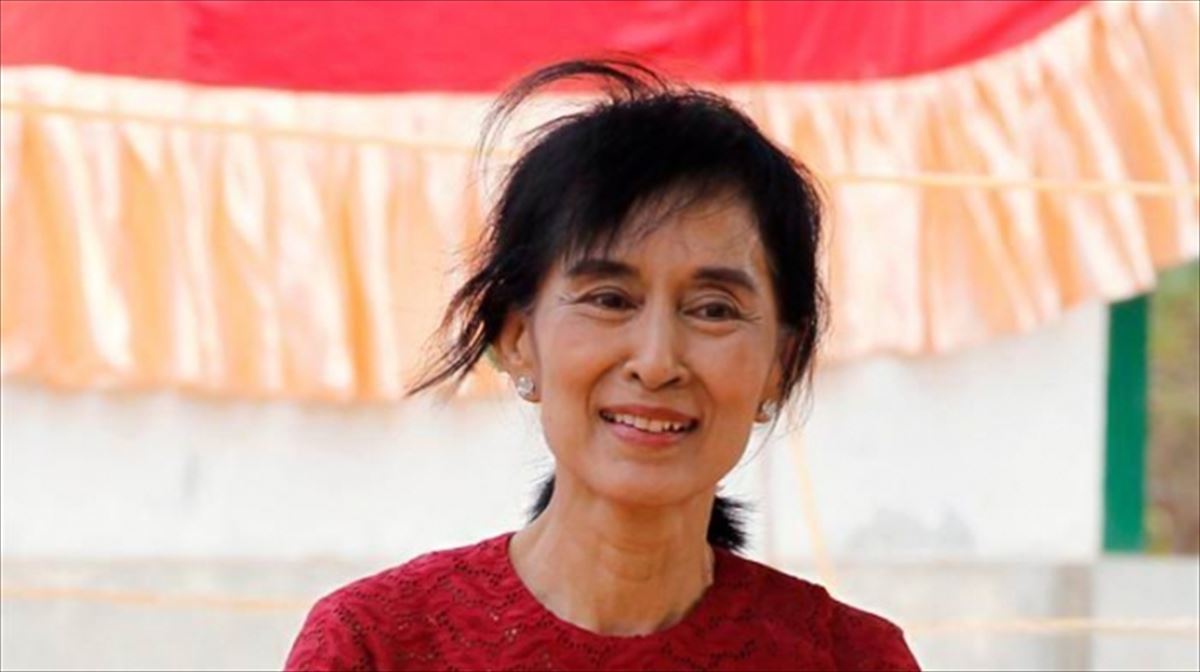Suu Kyi, artxiboko irudi batean. Argazkia: EFE