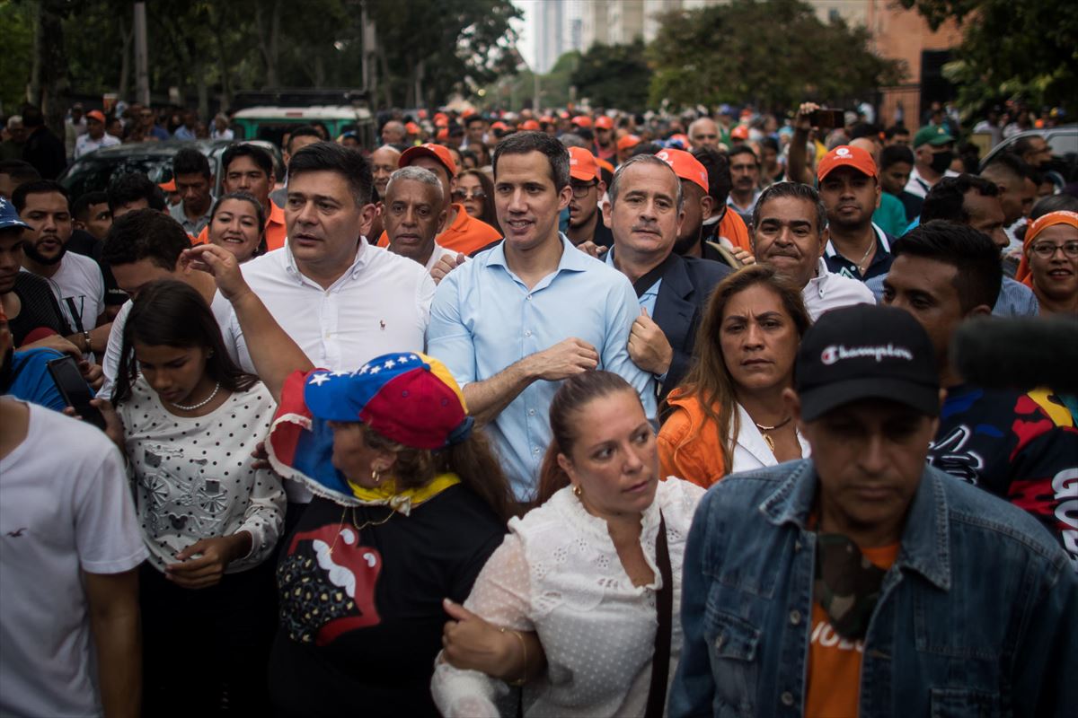 Juan Guaido Venezuelako oposizioaren burua, artxiboko irudi batean. Argazkia: EFE