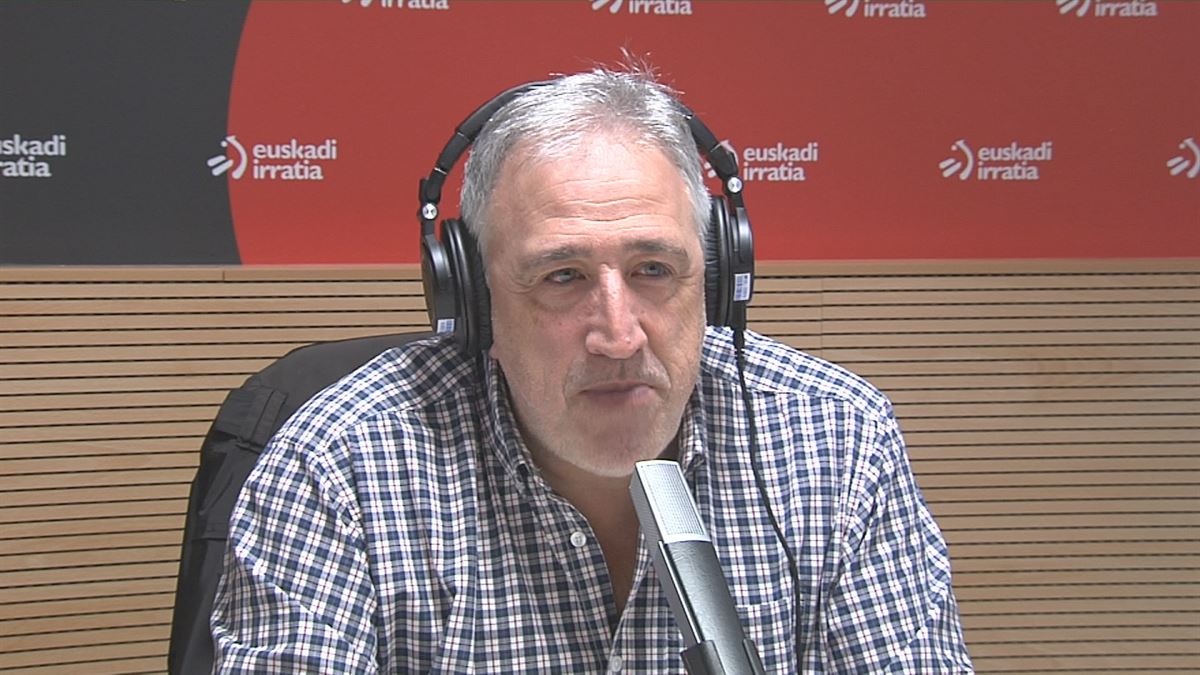 Joseba Asiron. Imagen obtenida de un vídeo de EITB Media.