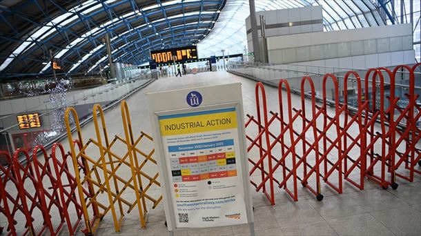 Estación de tren de Waterloo en Londres