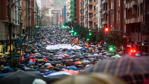 Manifestación del pasado 7 de enero organizado por Sare