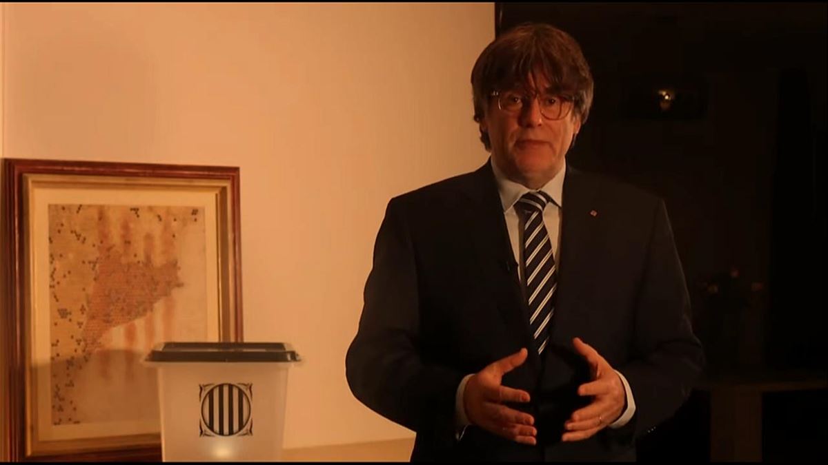 Carles Puigdemont Kataluniako Generalitateko presidente ohia. Irudia EITB