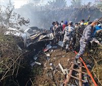 Accidente aéreo en Katmandú (Nepal): primeras imágenes del avión siniestrado