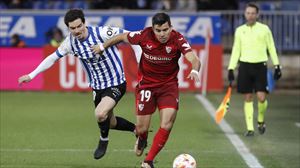 Kopako final-zortzirenetako Alaves - Sevilla (0-1) partidako laburpena eta gola