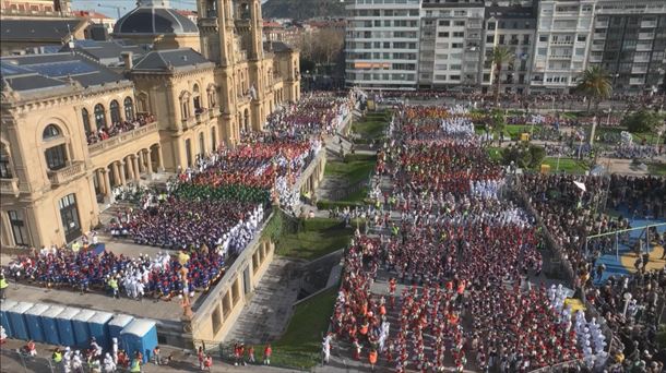 Donostia. EITB Mediaren bideo batetik ateratako irudia.