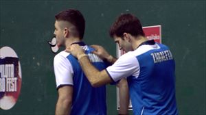 Irribarria eta Zabaleta aise nagusitu dira Ezkurdia-Martija bikotearen aurka (22-11)