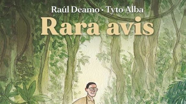 Portada de la novela gráfica "Rara avis. La insólita vida de Jordi Sabater Pi"