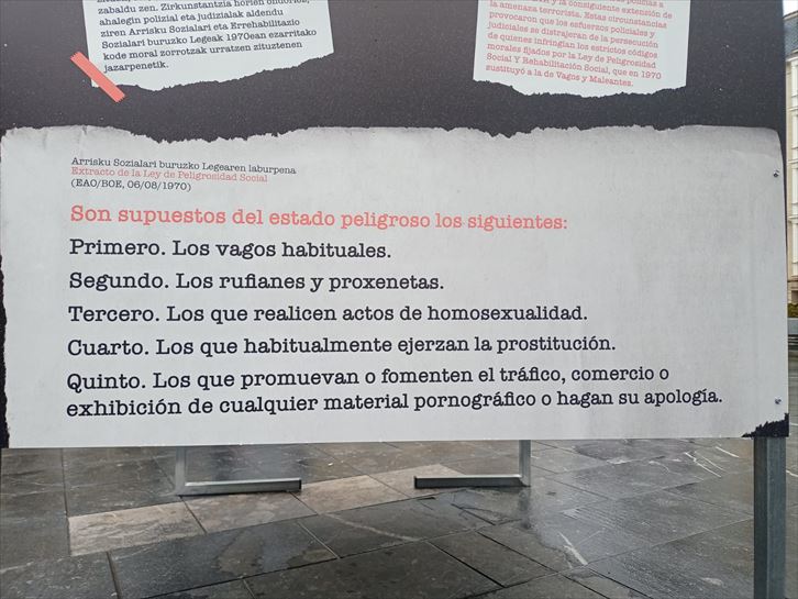 Exposición vagos y maleantes