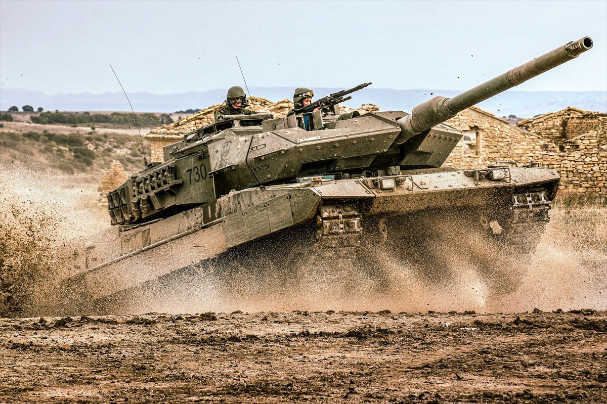 Leopard tankea. Argazkia: EITB Media