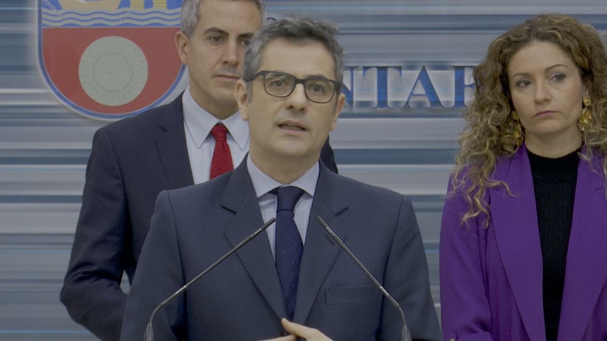 Félix Bolaños. Imagen obtenida de un vídeo de Europa Press.