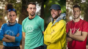 Los capitanes Aini, Jokin, Izeta y Seleta