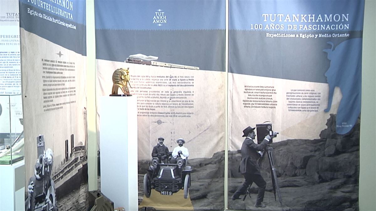 Euskaldunak Tutankamonen hilobiaren indusketetan
