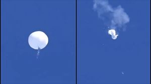 EE.UU. derriba con un misil AIM-9X el globo espía chino que ha cruzado el país