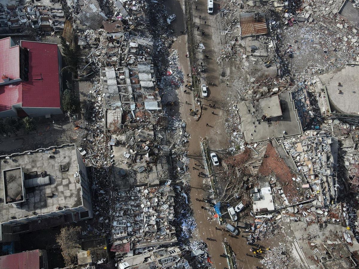 Destrucción en Kahramanmaras (Tuquía). Foto: EFE
