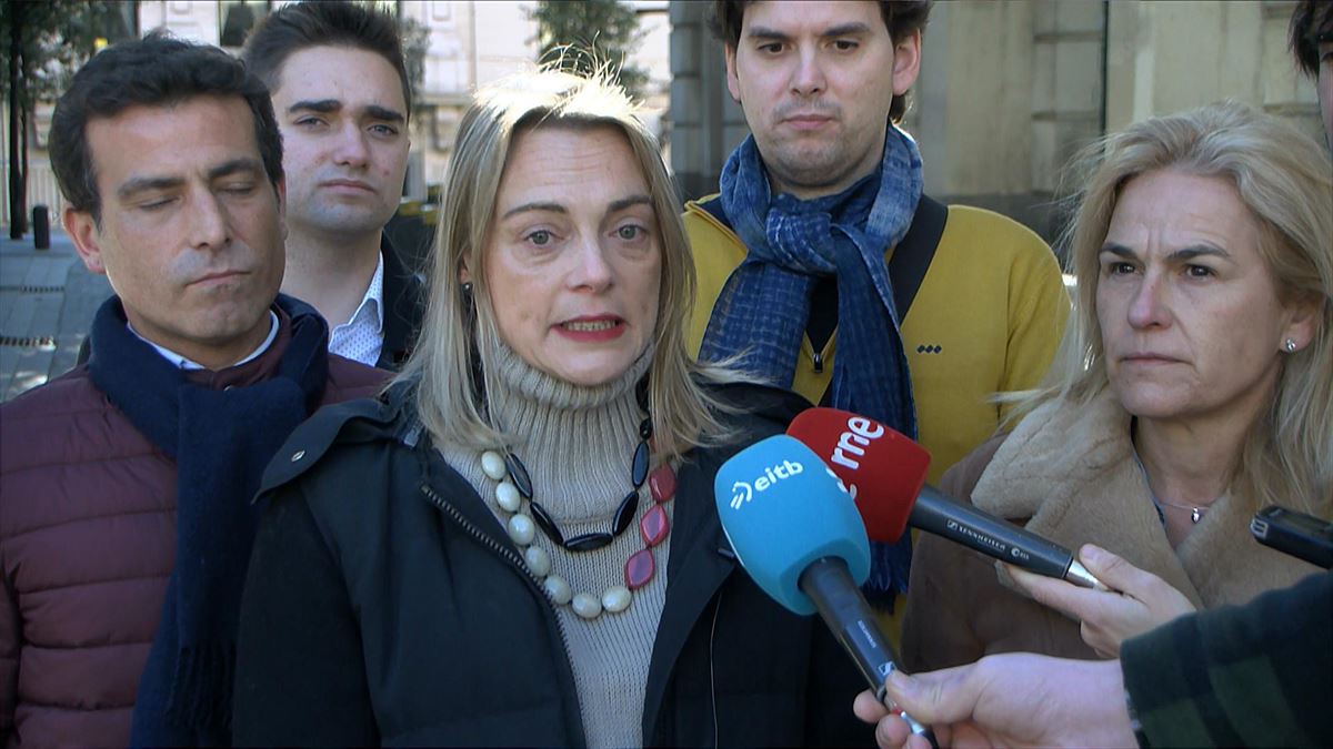 La portavoz de Partido Popular de Bilbao, Raquel González. Foto: EITB