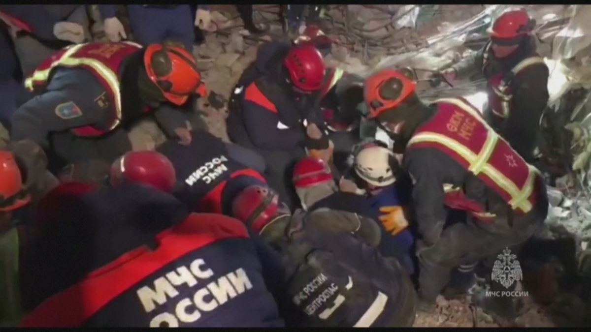 Rescate en Turquía. Imagen obtenida de un vídeo de Agencias.