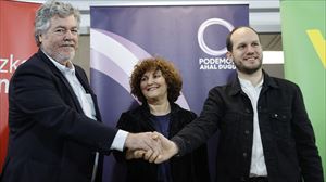 Podemos Euskadi, Ezker Anitza IU eta Aliantza Berdea koalizioan aurkeztuko dira maiatzeko hauteskundeetara