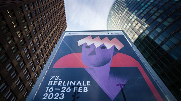 Los carteles de la Berlinale inundan la ciudad alemana. Foto: Efe. 