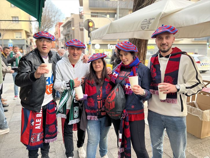 Baskoniako zaleak Badalonan