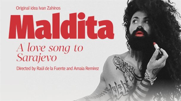 Cartel promocional del corto documental 'Maldita. A love song to Sarajevo'