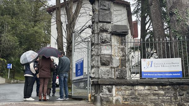 Lugar del ataque. Imagen obtenida de un vídeo de EITB Media.