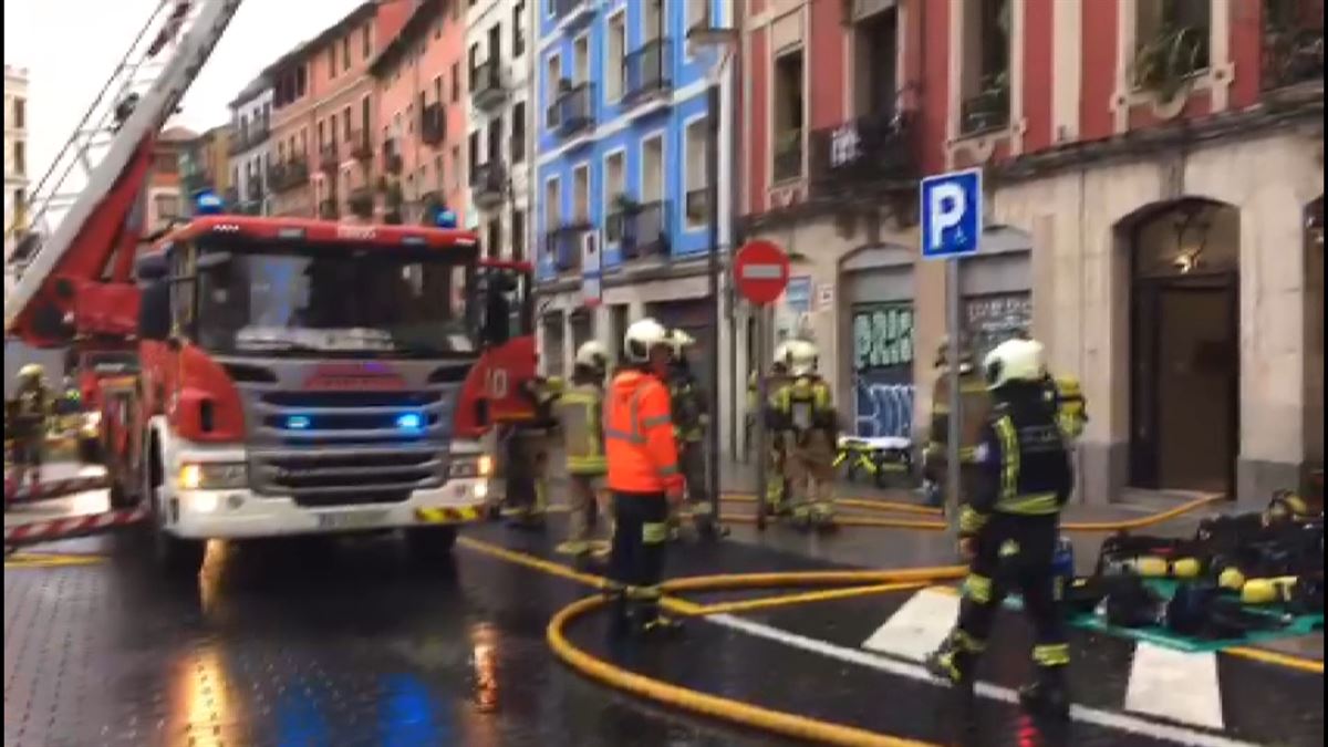 Incendio en San Francisco, Bilbao.