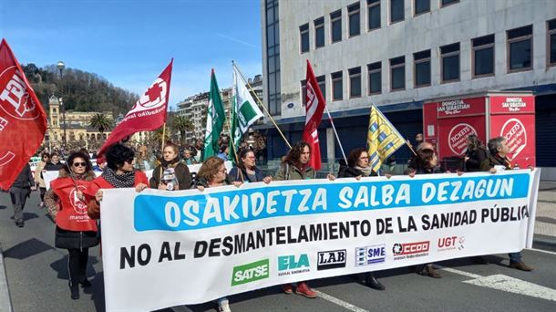 Osakidetzaren aldeko manifestazioa. Argazkia: LAB