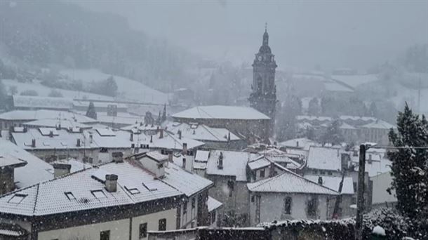 Nieve en Oñati