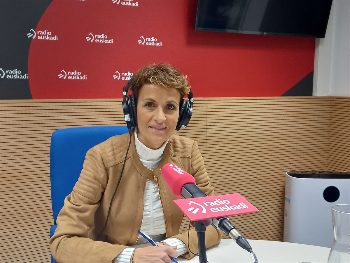 María Chivite, hoy, en Radio Euskadi