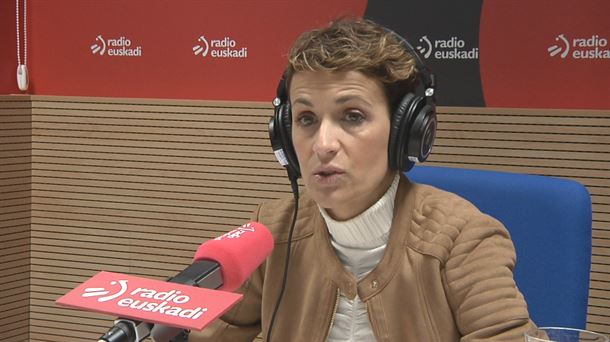 Maria Chivite en Radio Euskadi 