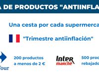 Principales características de la cesta de productos antiinflación francesa