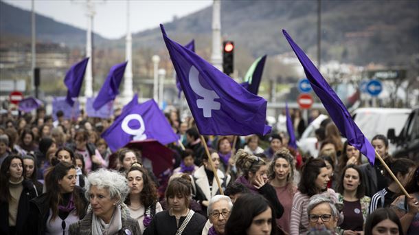 2023ko M8ko manifestazioa Donostian.